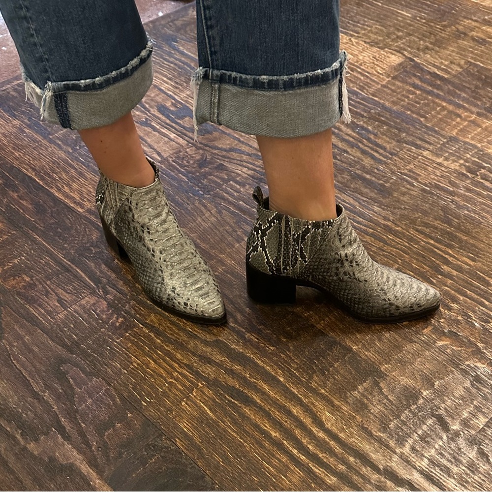 Jeffery Campbell Python Booties - Picture 7 of 8